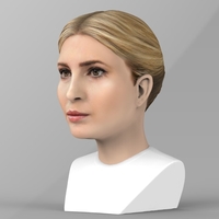 Ivanka Trump bust ready for full color 3D printing - Thumbnail 3