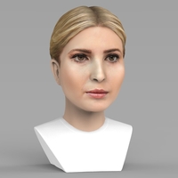 Ivanka Trump bust ready for full color 3D printing - Thumbnail 7