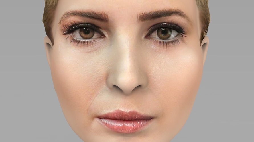Ivanka Trump bust ready for full color 3D printing 3D Print 231990