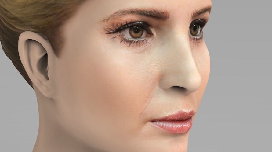 Ivanka Trump bust ready for full color 3D printing 3D Print 231991