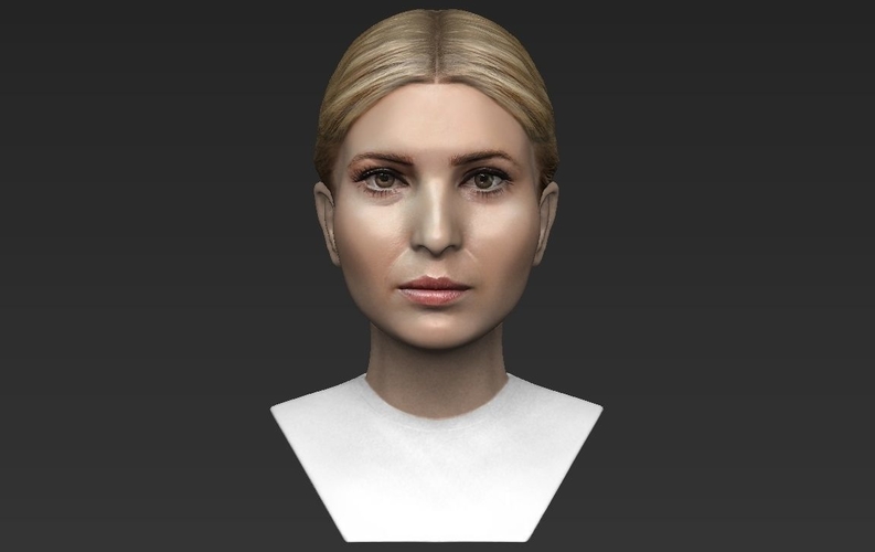 Ivanka Trump bust ready for full color 3D printing 3D Print 231992