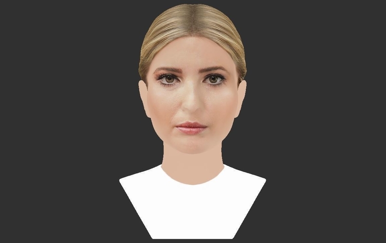 Ivanka Trump bust ready for full color 3D printing 3D Print 231993