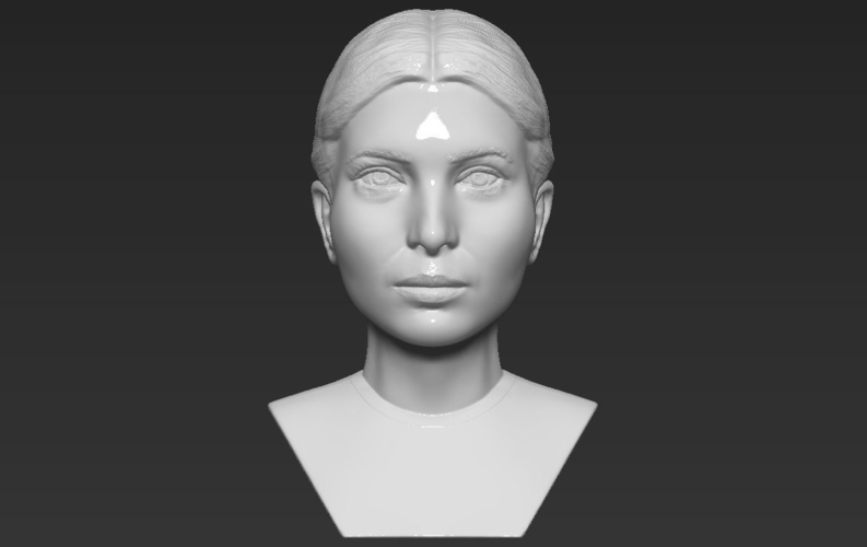 Ivanka Trump bust ready for full color 3D printing 3D Print 231994