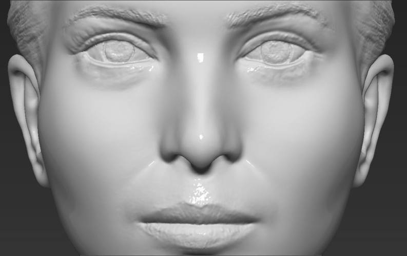 Ivanka Trump bust ready for full color 3D printing 3D Print 232001