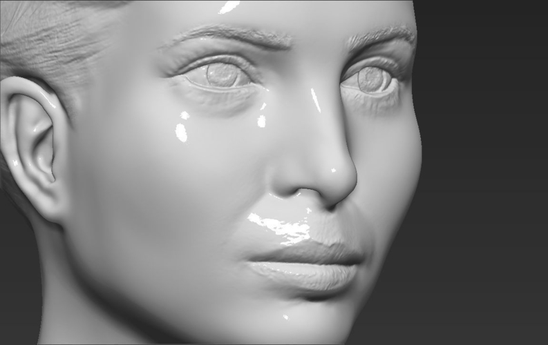 Ivanka Trump bust ready for full color 3D printing 3D Print 232002