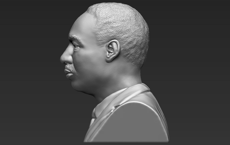 Martin Luther King bust 3D printing ready stl obj 3D Print 232009