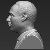 Martin Luther King bust 3D printing ready stl obj - Thumbnail 4