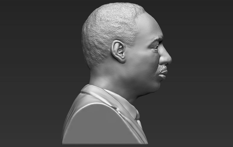 Martin Luther King bust 3D printing ready stl obj 3D Print 232012