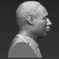 Martin Luther King bust 3D printing ready stl obj - Thumbnail 7