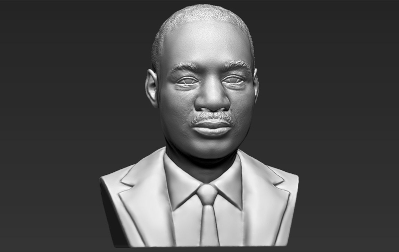 Martin Luther King bust 3D printing ready stl obj 3D Print 232014