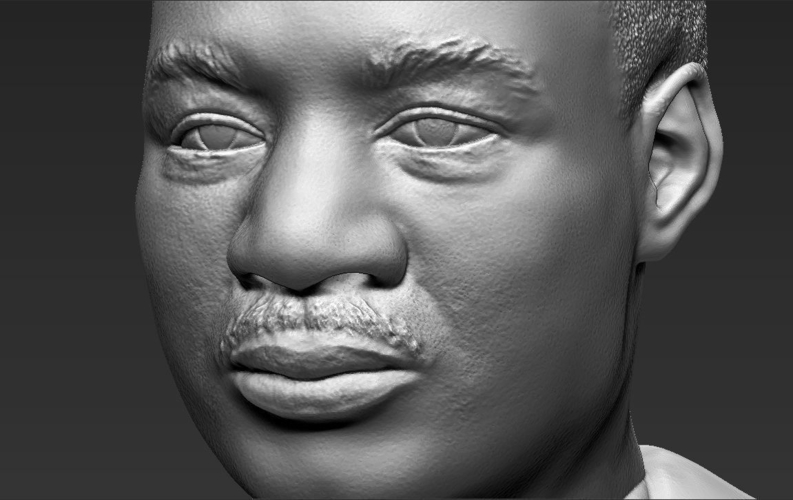 Martin Luther King bust 3D printing ready stl obj 3D Print 232016