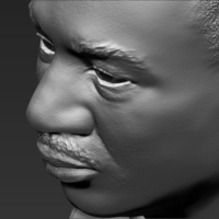 Martin Luther King bust 3D printing ready stl obj - Thumbnail 14