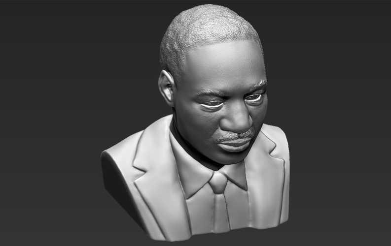 Martin Luther King bust 3D printing ready stl obj 3D Print 232020