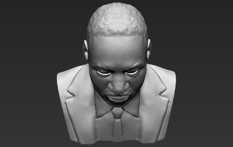Martin Luther King bust 3D printing ready stl obj 3D Print 232021