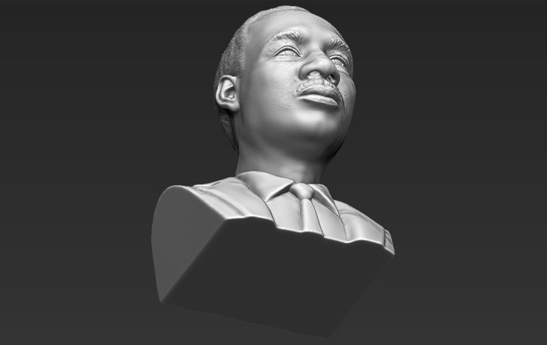 Martin Luther King bust 3D printing ready stl obj 3D Print 232023