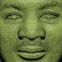Martin Luther King bust 3D printing ready stl obj - Thumbnail 19