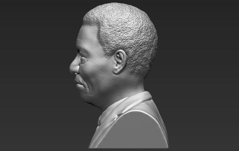 Nelson Mandela bust 3D printing ready stl obj 3D Print 232029