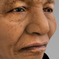 Nelson Mandela bust ready for full color 3D printing - Thumbnail 9