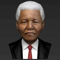 Nelson Mandela bust ready for full color 3D printing - Thumbnail 10