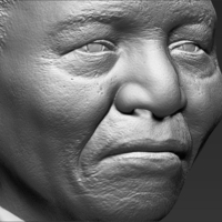 Nelson Mandela bust ready for full color 3D printing - Thumbnail 20