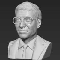 Bill Gates bust 3D printing ready stl obj - Thumbnail 2