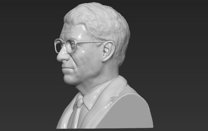 Bill Gates bust 3D printing ready stl obj 3D Print 232069