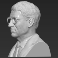 Bill Gates bust 3D printing ready stl obj - Thumbnail 4