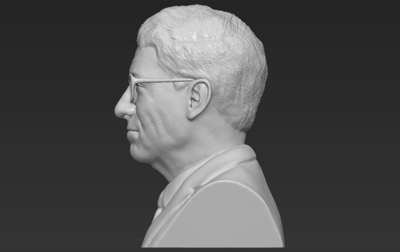 Bill Gates bust 3D printing ready stl obj 3D Print 232071