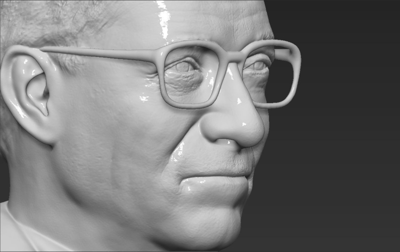 Bill Gates bust 3D printing ready stl obj 3D Print 232076