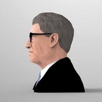 Bill Gates bust ready for full color 3D printing - Thumbnail 4