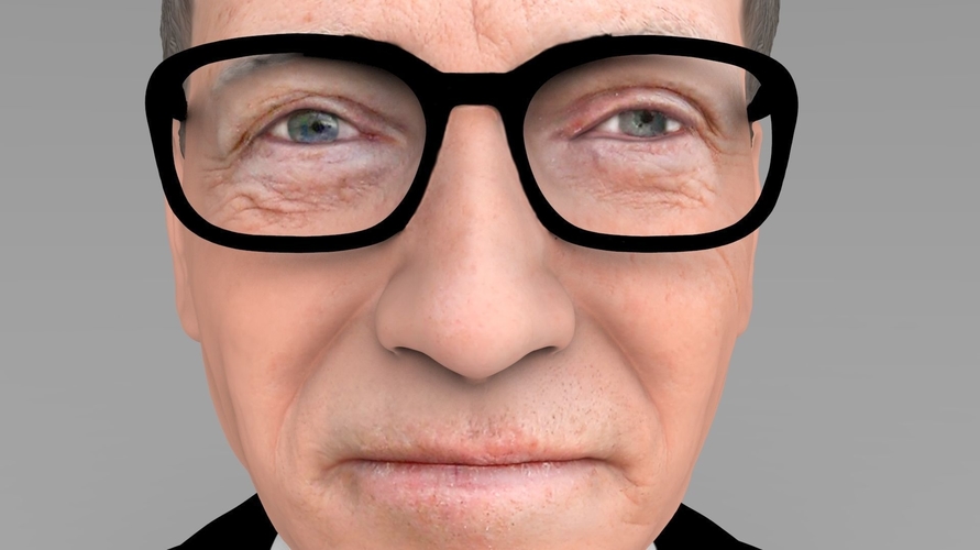 Bill Gates bust ready for full color 3D printing 3D Print 232091