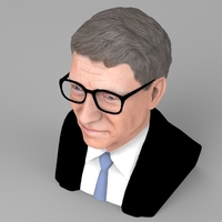Bill Gates bust ready for full color 3D printing - Thumbnail 10