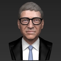 Bill Gates bust ready for full color 3D printing - Thumbnail 11
