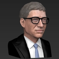 Bill Gates bust ready for full color 3D printing - Thumbnail 12
