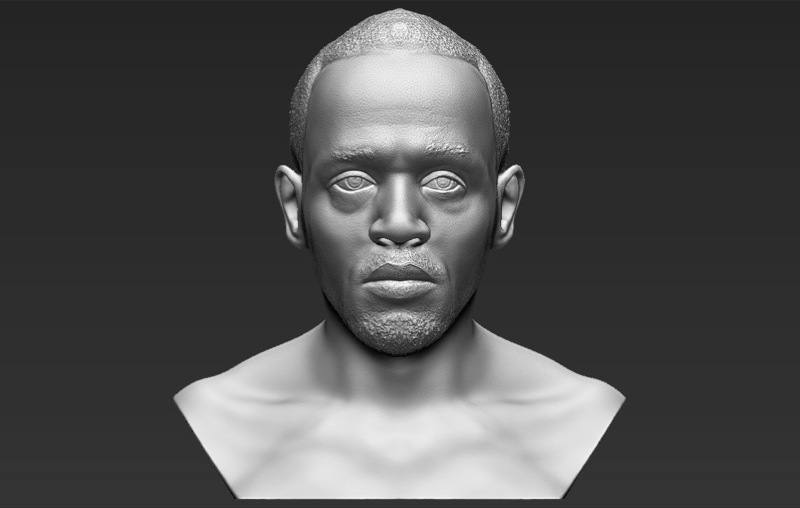 Usain Bolt bust 3D printing ready stl obj