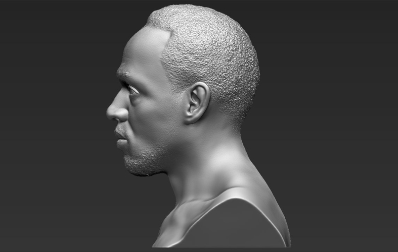Usain Bolt bust 3D printing ready stl obj 3D Print 232115