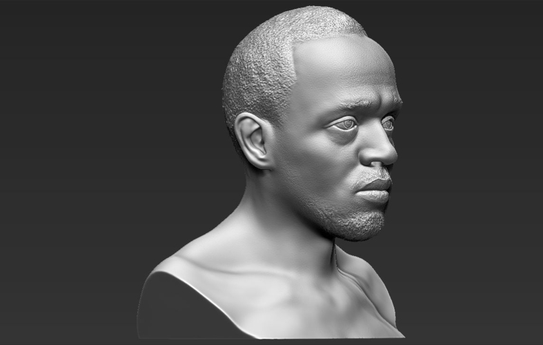 Usain Bolt bust 3D printing ready stl obj 3D Print 232117