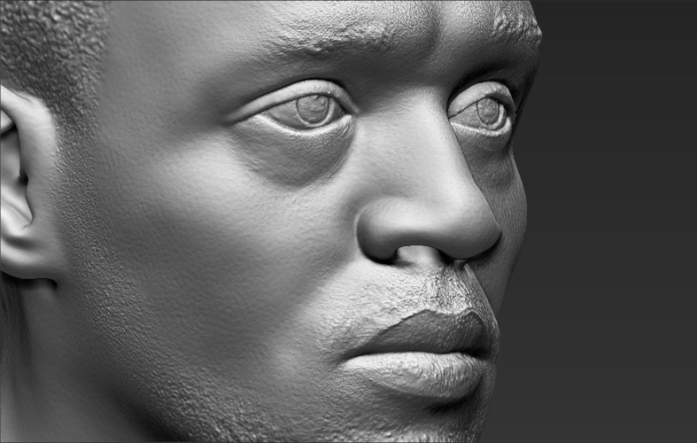 Usain Bolt bust 3D printing ready stl obj 3D Print 232120