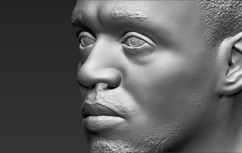 Usain Bolt bust 3D printing ready stl obj 3D Print 232121
