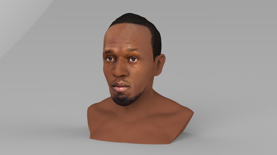 Usain Bolt bust ready for full color 3D printing 3D Print 232130
