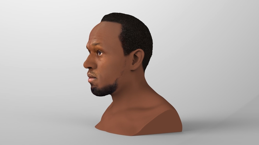 Usain Bolt bust ready for full color 3D printing 3D Print 232131