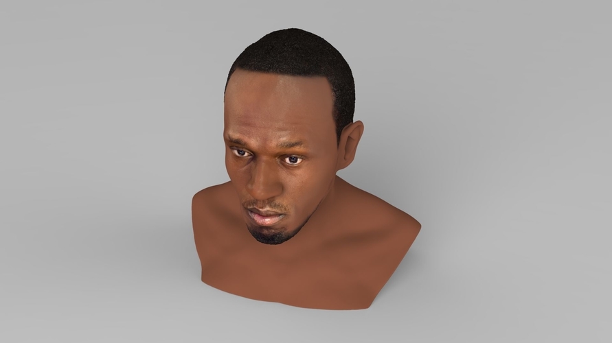 Usain Bolt bust ready for full color 3D printing 3D Print 232134