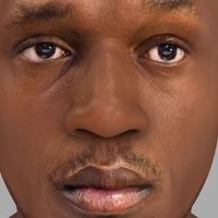 Usain Bolt bust ready for full color 3D printing - Thumbnail 7