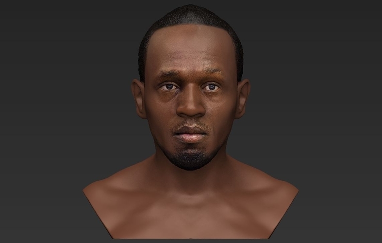 Usain Bolt bust ready for full color 3D printing 3D Print 232139