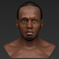 Usain Bolt bust ready for full color 3D printing - Thumbnail 11
