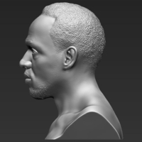 Usain Bolt bust ready for full color 3D printing - Thumbnail 15