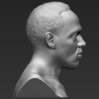 Usain Bolt bust ready for full color 3D printing - Thumbnail 16
