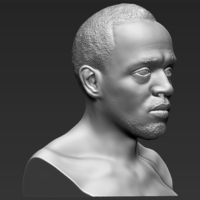 Usain Bolt bust ready for full color 3D printing - Thumbnail 17