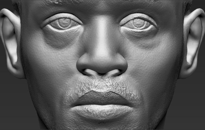 Usain Bolt bust ready for full color 3D printing 3D Print 232147