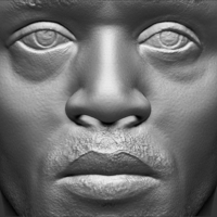 Usain Bolt bust ready for full color 3D printing - Thumbnail 19